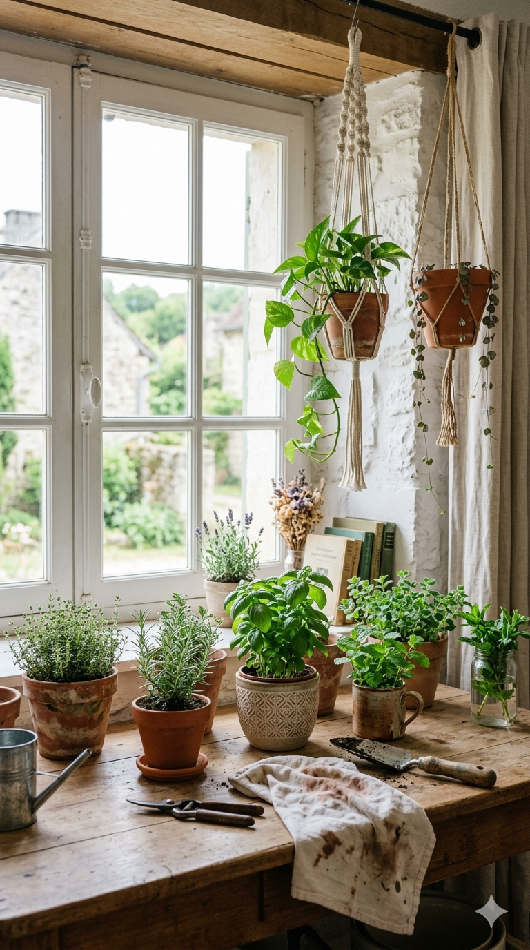 Petit potager maison dans un espace réduit