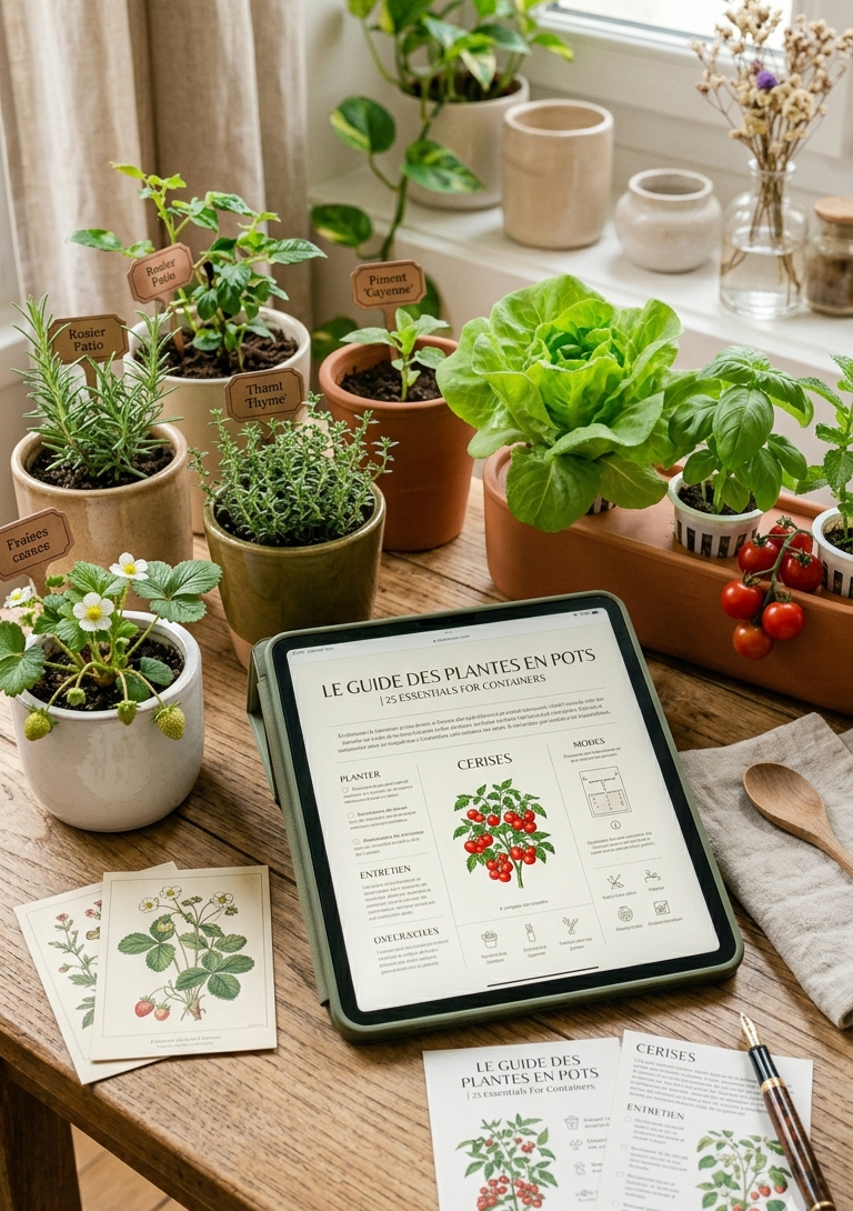 25 plantes qui poussent bien en pot
