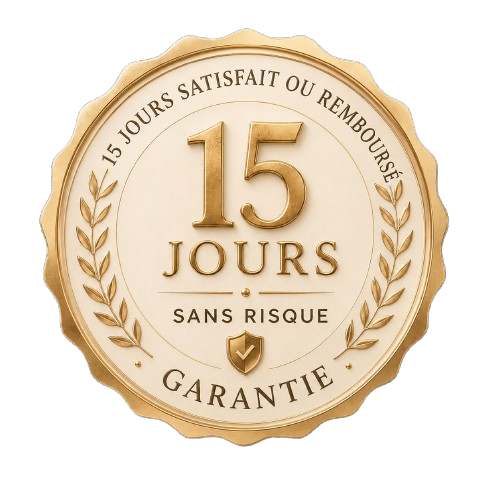 Garantie satisfait ou remboursé 15 jours