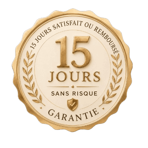 Garantie satisfait ou remboursé 15 jours