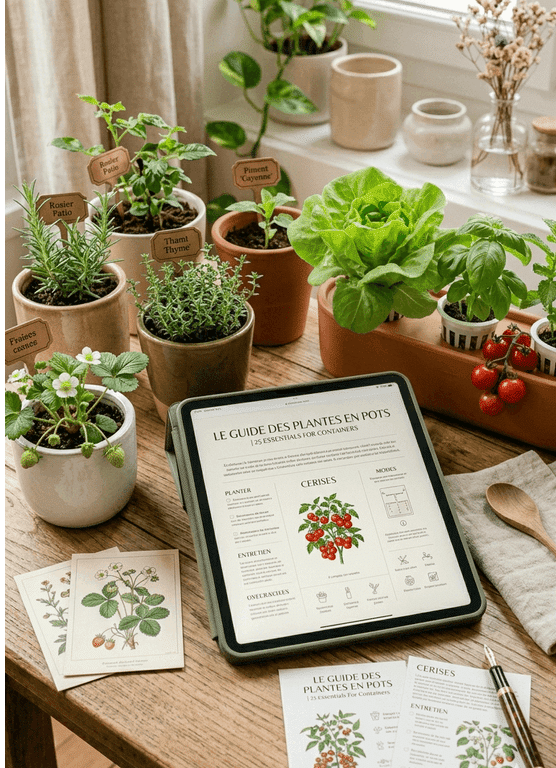 25 plantes qui poussent bien en pot